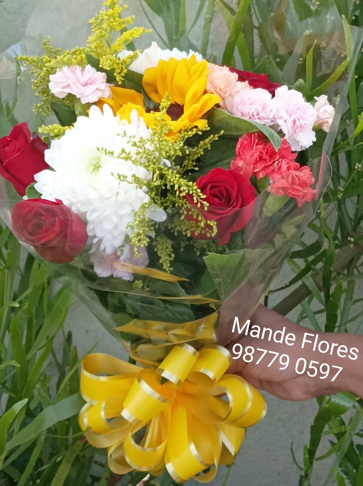 Apanhado de flores mistas